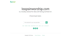 Desktop Screenshot of loopsinworship.com