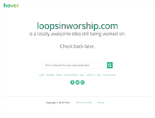 Tablet Screenshot of loopsinworship.com